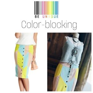 Garcia Skirt COLOR blocking